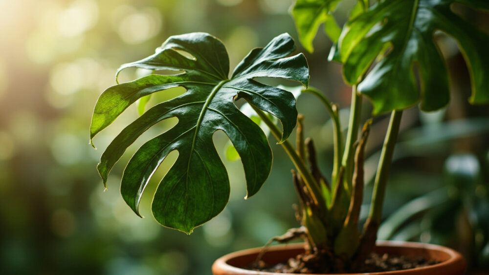 monstera drooping