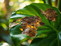 monstera leaves turning brown
