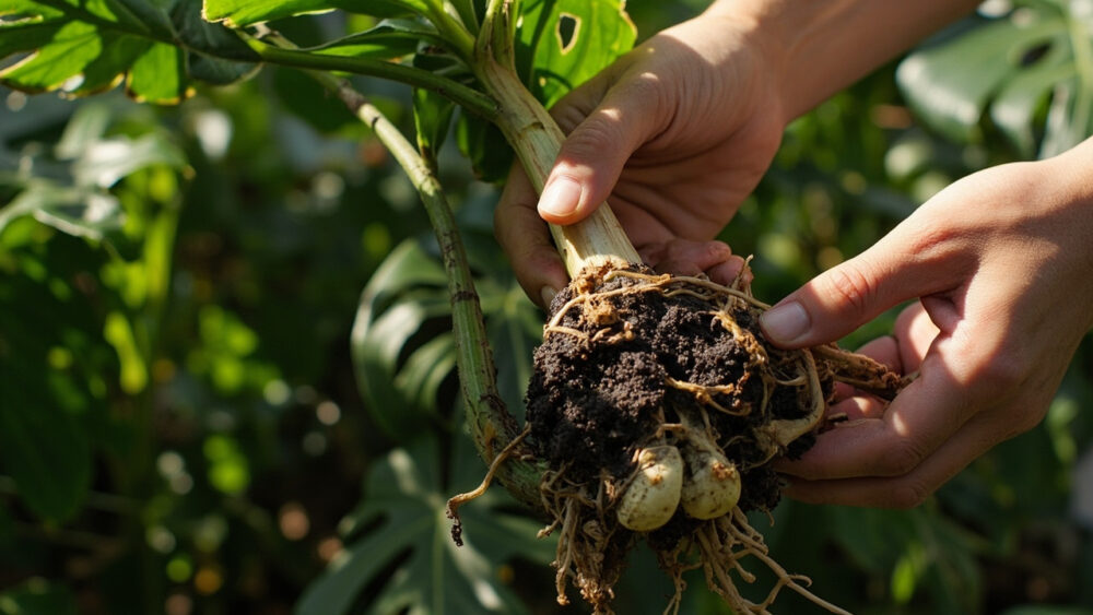 monstera root rot