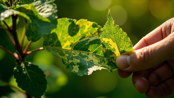 mosaic virus in plants