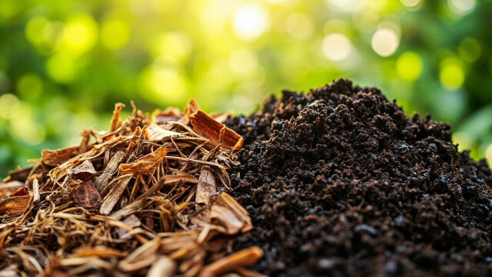 mulch vs compost