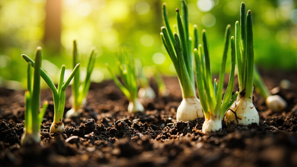 onions growing stages