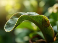 orchid leaves curling