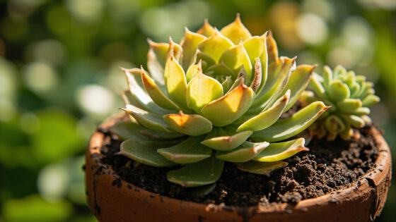 overwatered aeonium