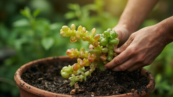 overwatered jade plant