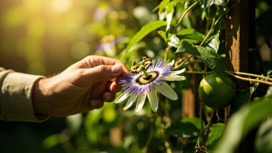 passion fruit growing stages