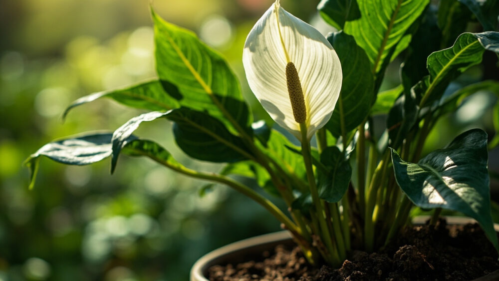 peace lily drooping