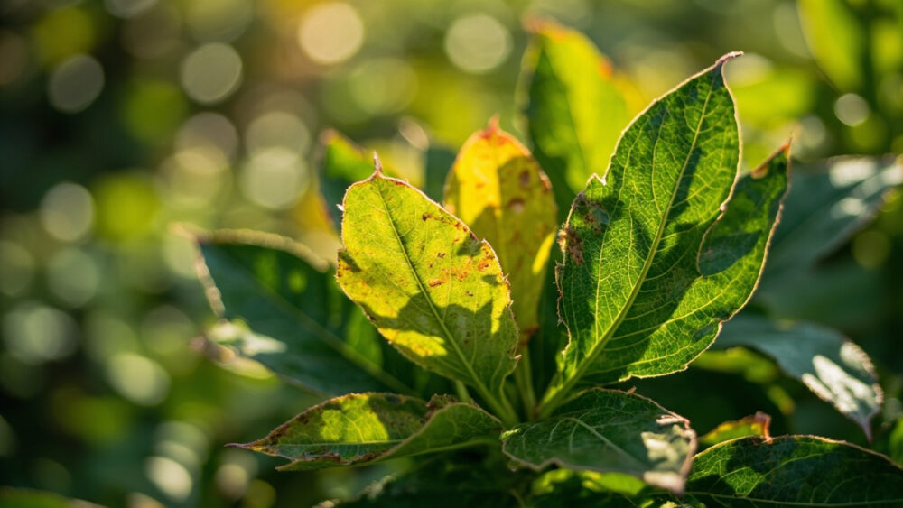 peonies leaves turning yellow
