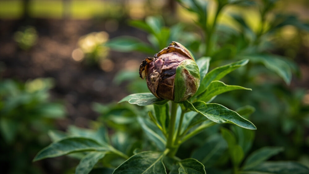 peonies not blooming