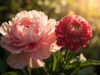 peony vs ranunculus