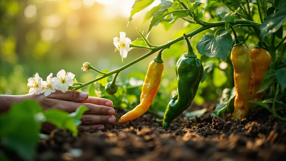 peppers growing stages