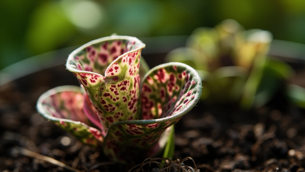 polka dot plant leaves curling