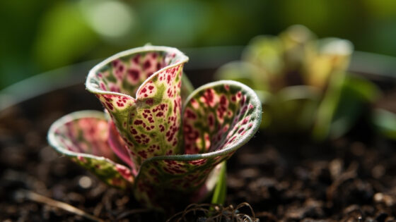 polka dot plant leaves curling