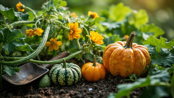 pumpkins growing stages