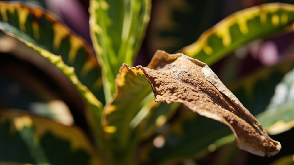 rattlesnake plant leaves turning brown