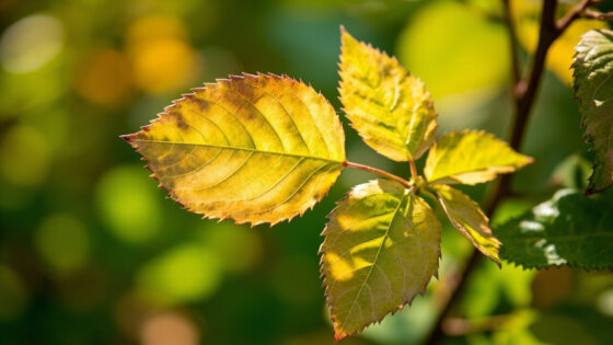 roses leaves turning yellow