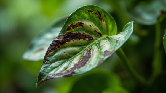 satin pothos leaves turning brown