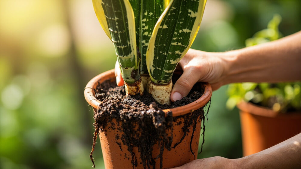 snake plant root rot