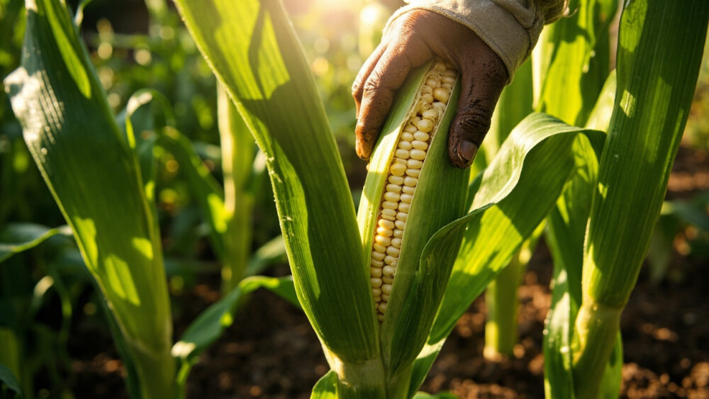 sweet corn growing stages
