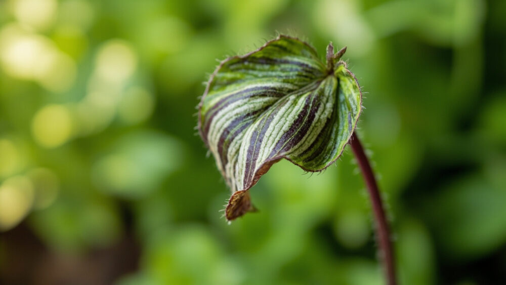 tradescantia leaves curling