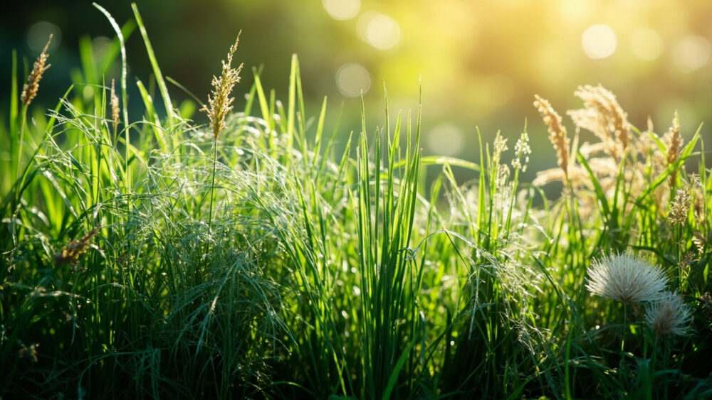 types of grass