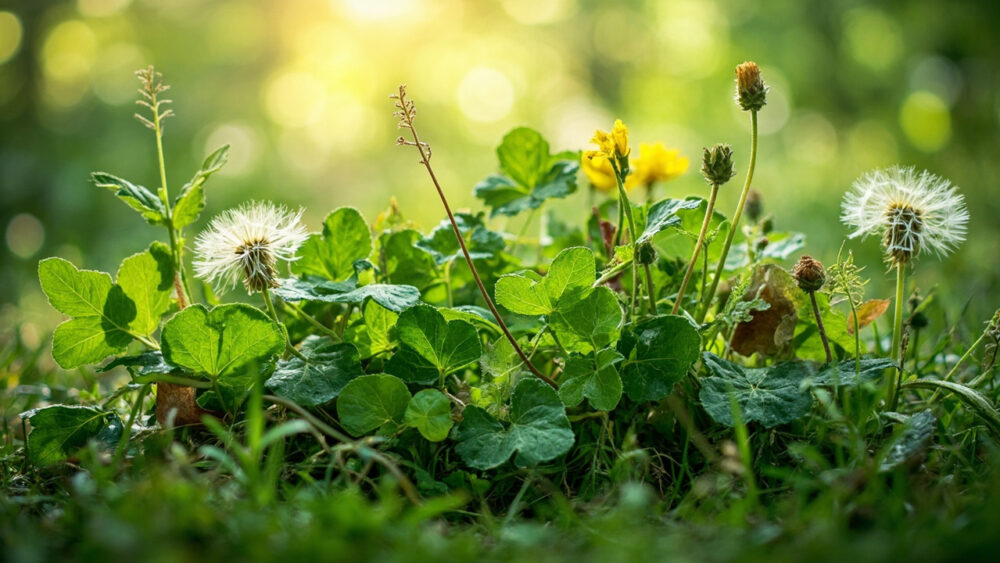 types of lawn weeds