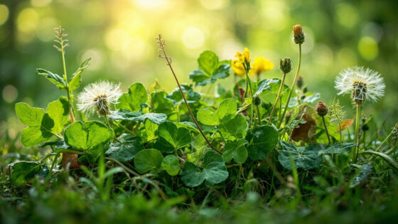 types of lawn weeds