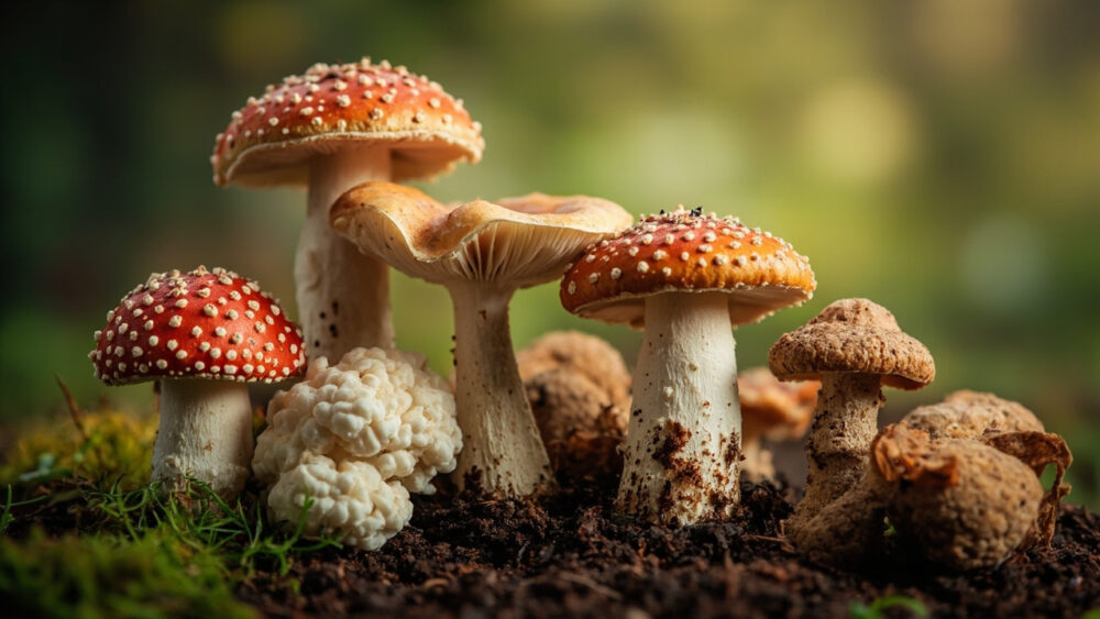 types of mushrooms