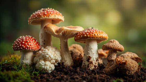 types of mushrooms