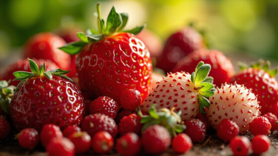types of strawberries