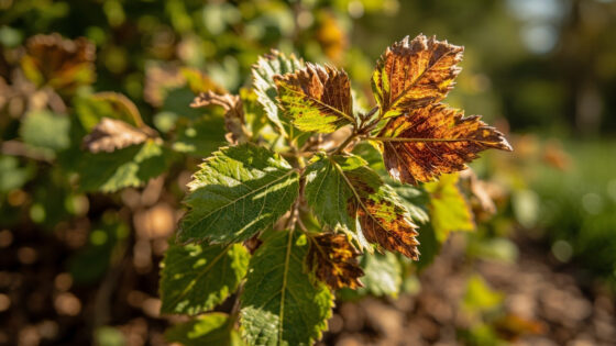 weigela leaves turning brown