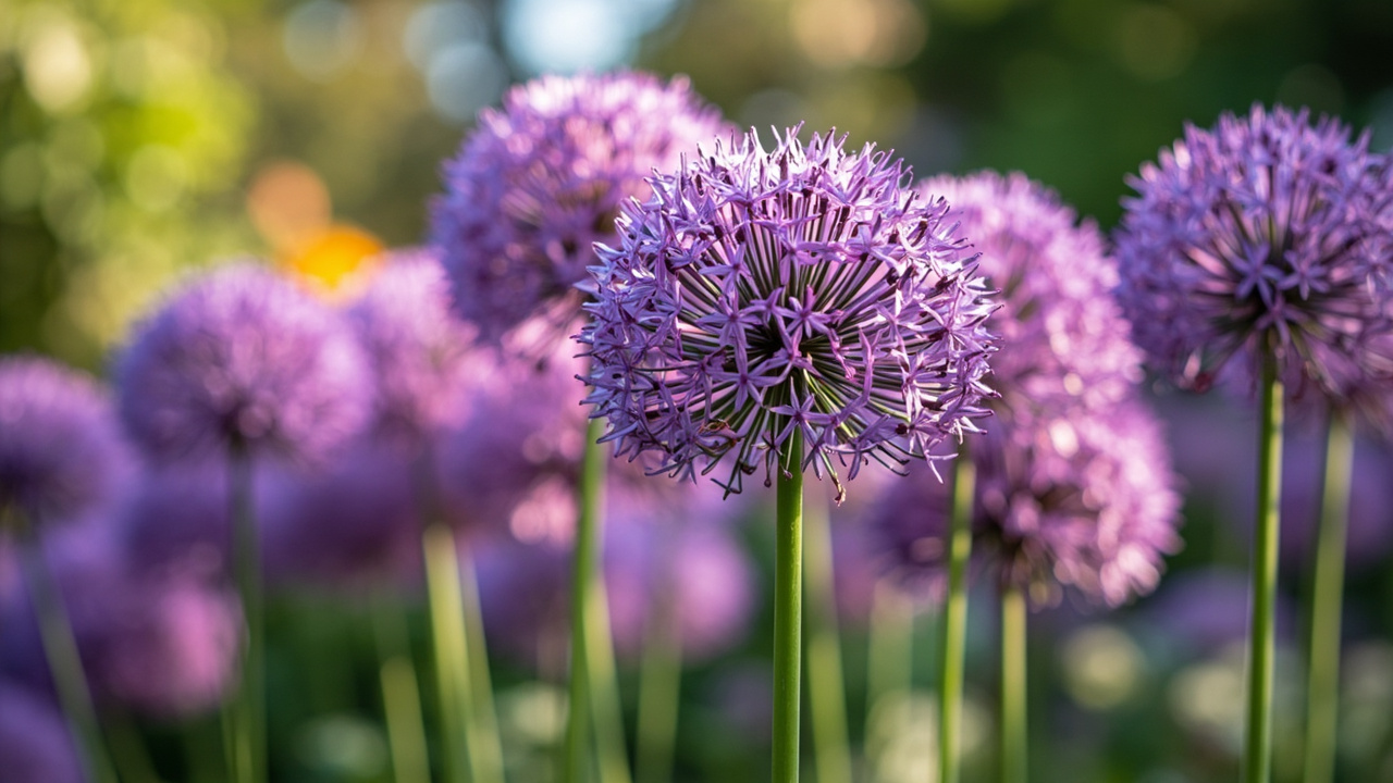 when do allium bloom