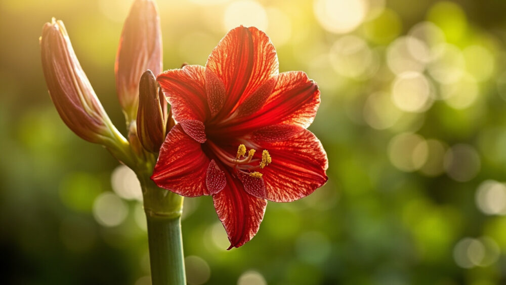 when do amaryllis bloom