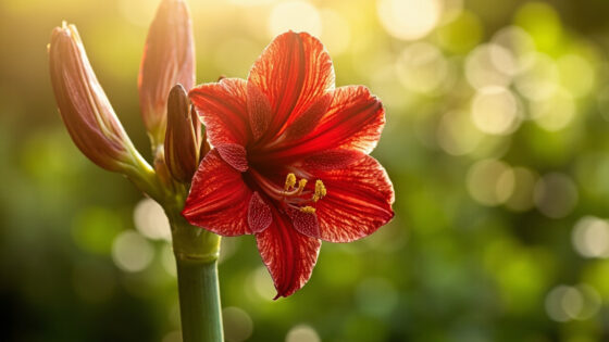 when do amaryllis bloom
