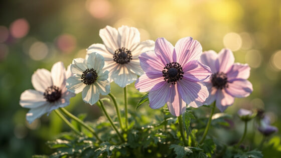when do anemones bloom