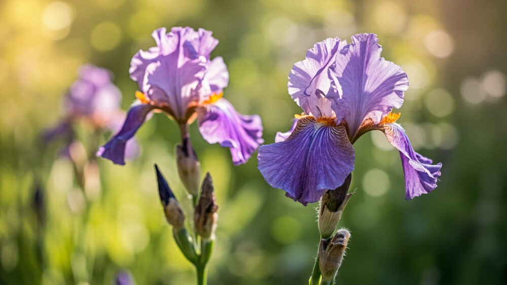 when do bearded irises bloom