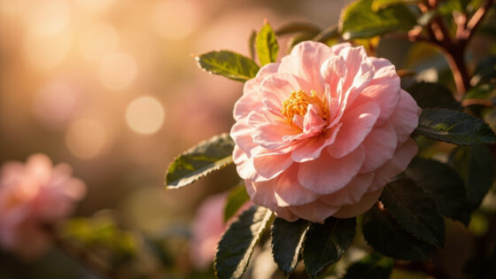 when do camellias bloom