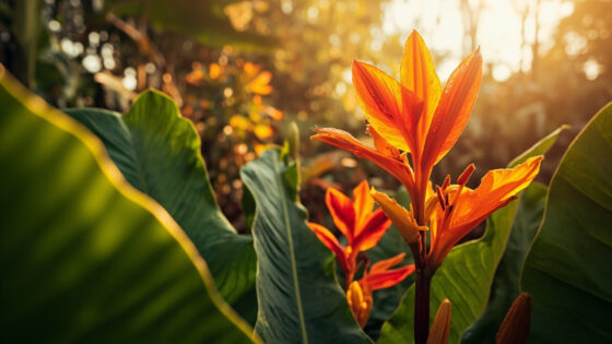 when do canna lilies bloom