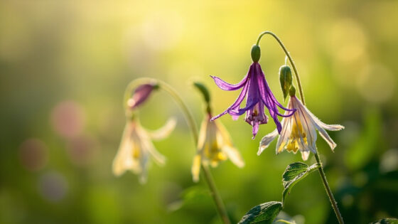 when do columbines bloom