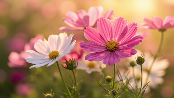 when do cosmos bloom