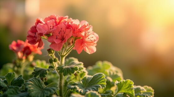 when do geraniums bloom