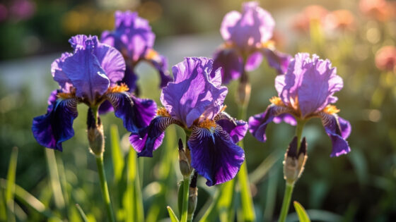 when do irises bloom