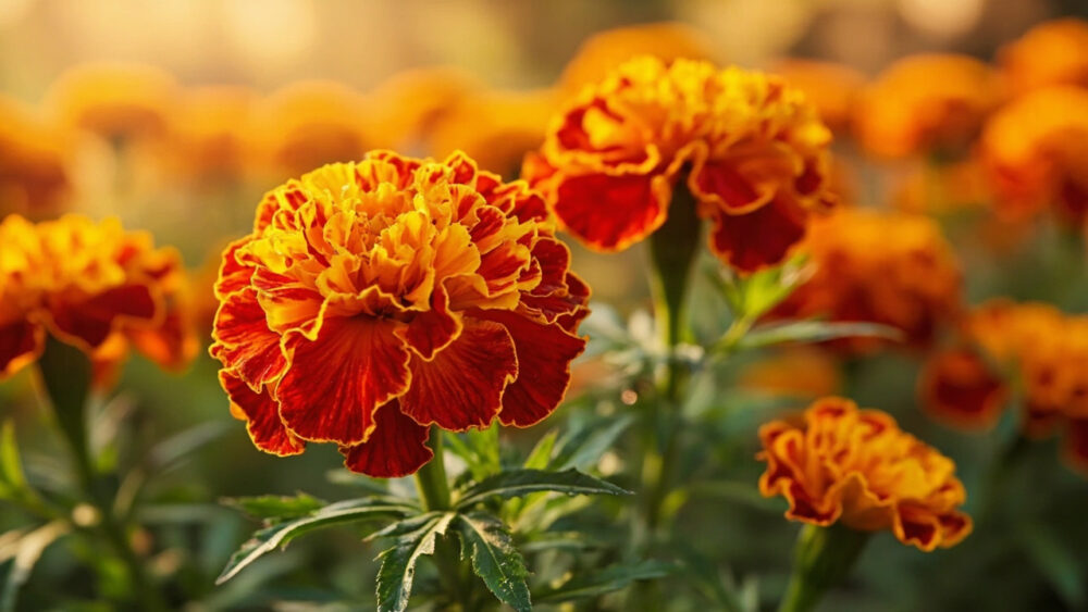 when do marigolds bloom