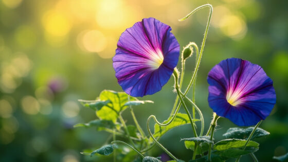 when do morning glories bloom