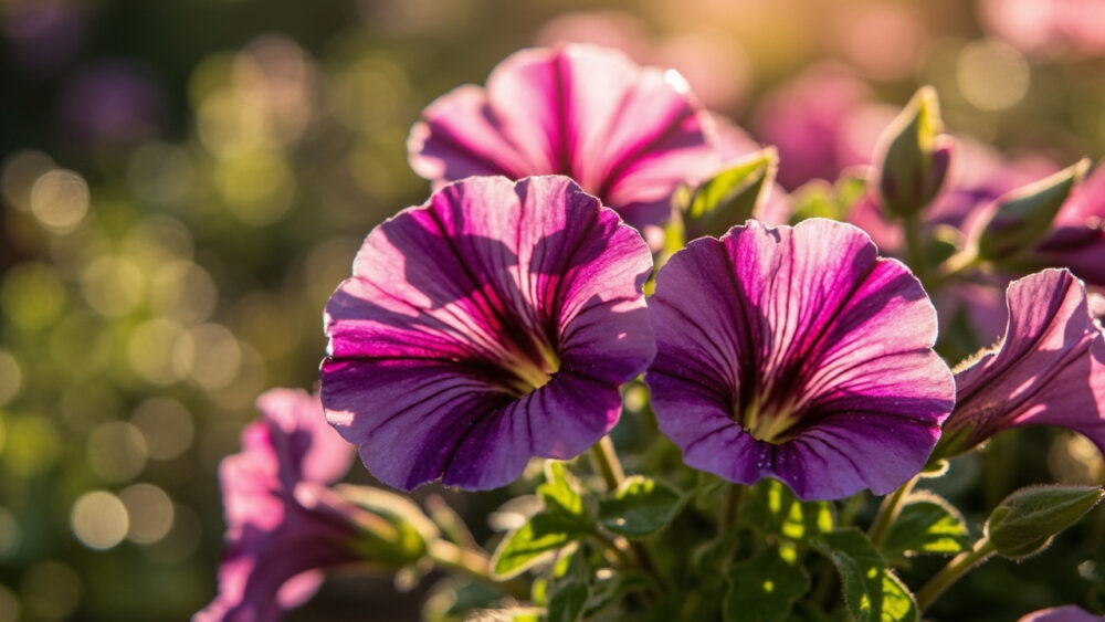 when do petunias bloom