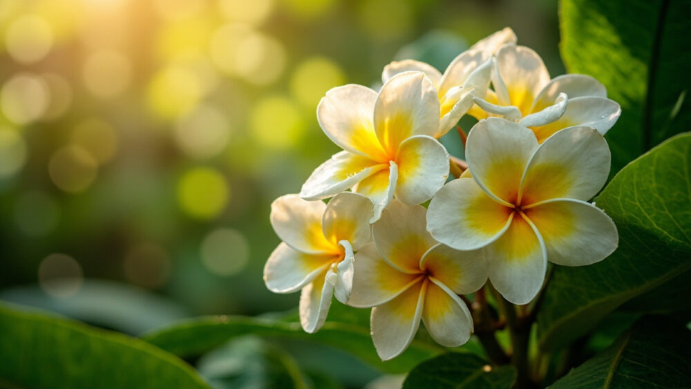 when do plumeria bloom