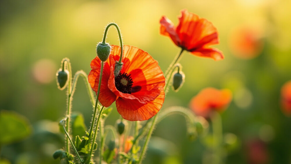 when do poppies bloom