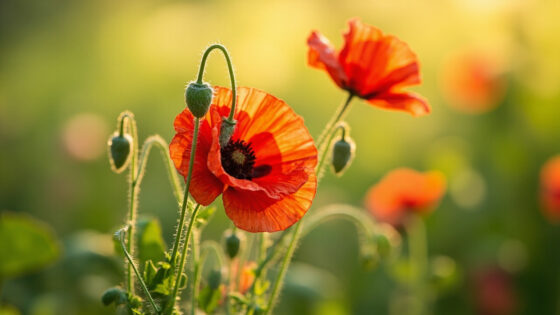 when do poppies bloom
