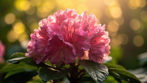 when do rhododendrons bloom