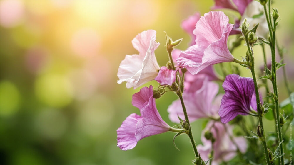 when do sweet peas bloom